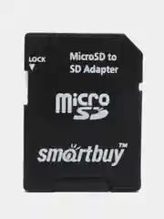 Карта памяти SmartBuy microSD 16/32/64/128GB+SD Class10 micro SD микросд флеш карта