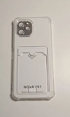 Чехол HUAWEI NOVA Y61 усиленные углы и карман для карт