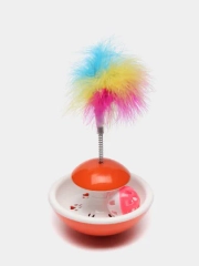 Интерактивная игрушка "Неваляшка" для кошек, 3 в 1
