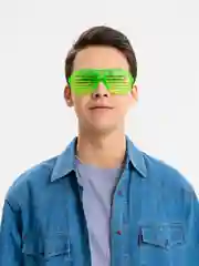 Зеленый светящиеся очки