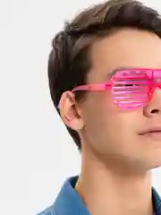 Розовый светящиеся очки