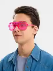 Розовый светящиеся очки