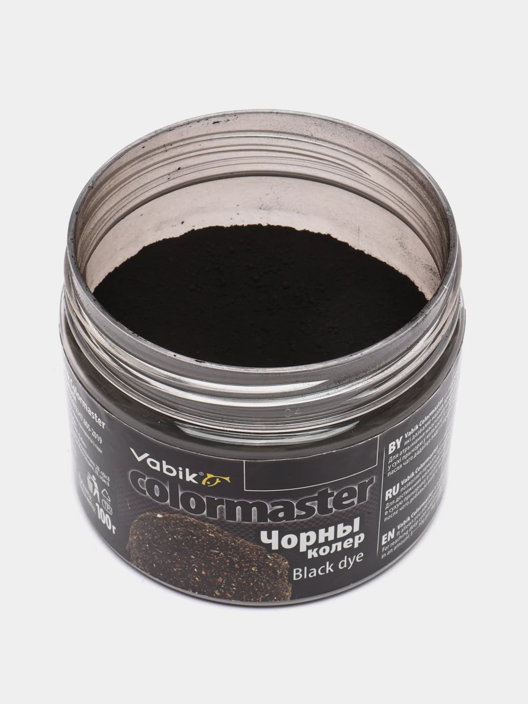 Черный vabik COLORMASTER (Вабик колормастер) краска для рыболовной прикормки (Вабик), 100 гр