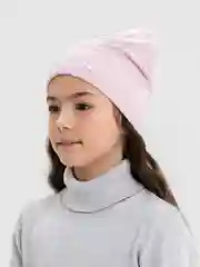 Коралловый демисезонная шапка для девочки 3-7 лет. Шапка для девочки на осень