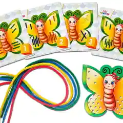 Зеленый шнуровка "Тигренок", "Зайка", "Матрешка"