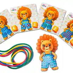 Голубой шнуровка "Тигренок", "Зайка", "Матрешка"