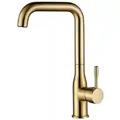 Золотой смеситель для кухни Ledeme L4698