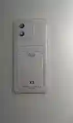 Бирюзовый чехол HONOR X5  c карманом для пластиковой карт, усиленные углы