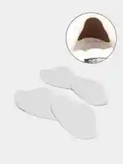 Белый напяточники из экокожи