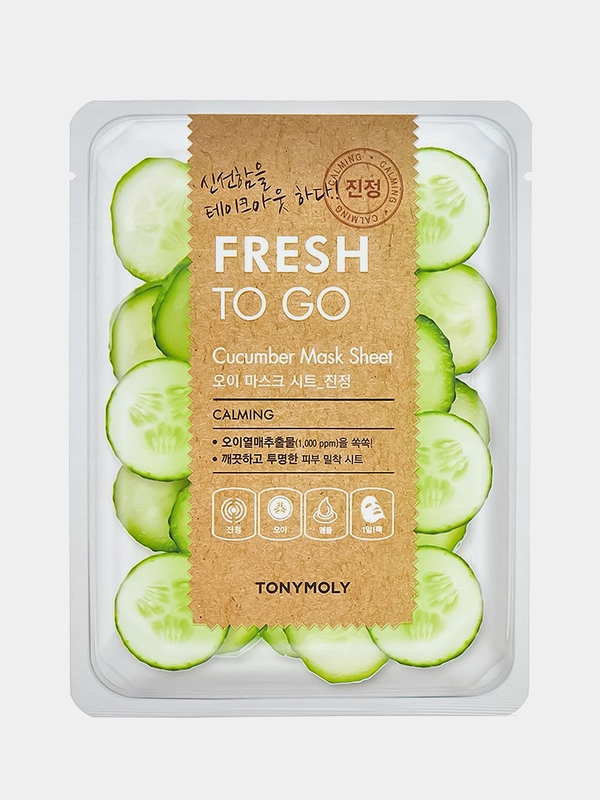 TONYMOLY Освежающая тканевая маска для лица с экстрактом огурца