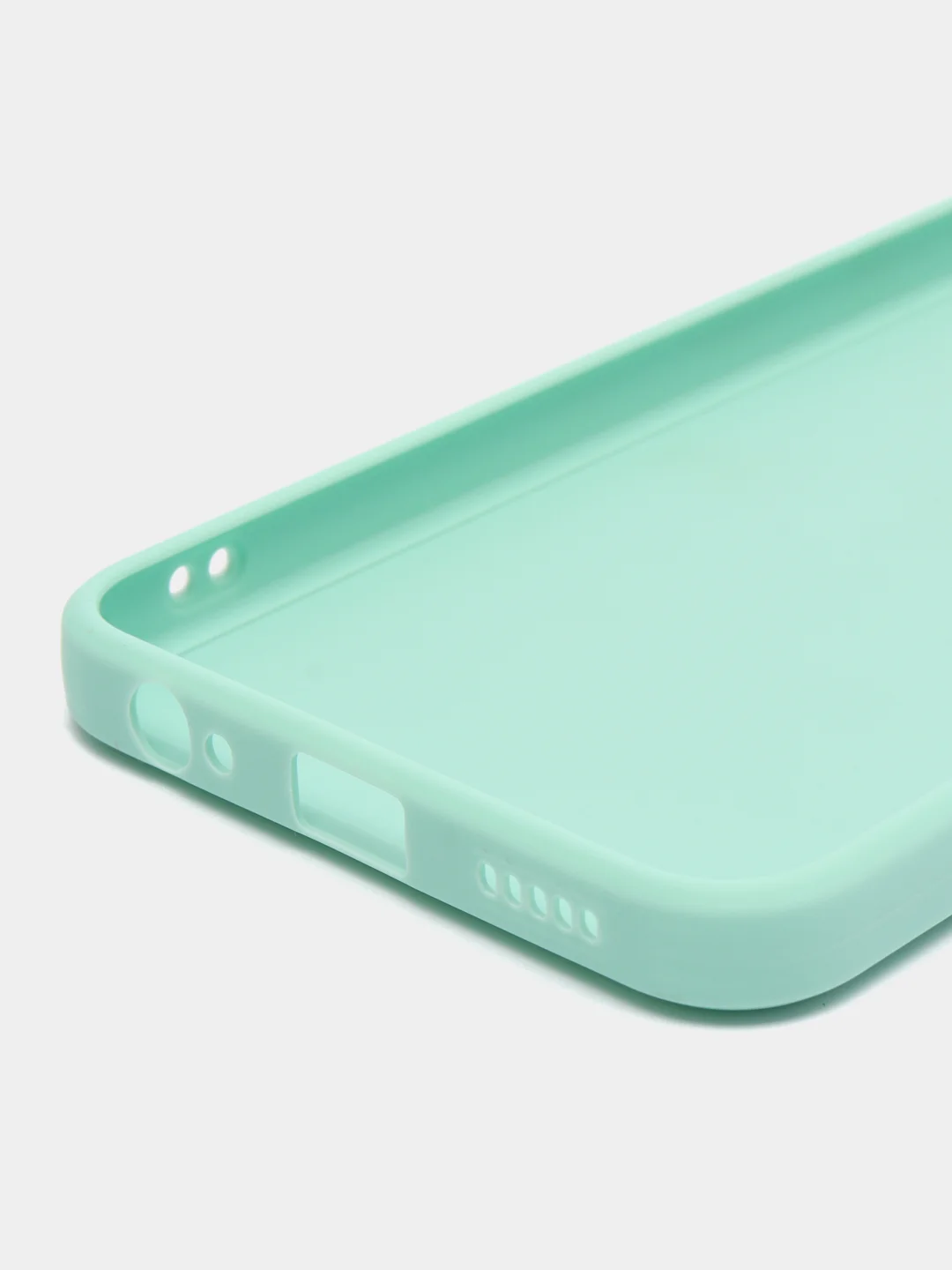 Бирюзовый чехол для Vivo Y16 (Виво у16), силиконовый