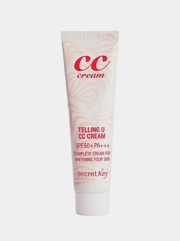 СС крем для лица осветляющий Secret Key, SPF50+, PA+++ , 30 мл