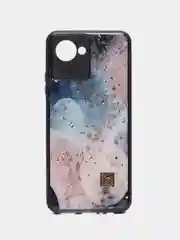 Небесно-голубой чехол для Realme C30 DF