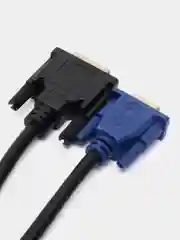 Кабель DVI-I (Dual) - VGA для передачи видеосигнала шнур цифровой с фильтром для монитора