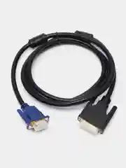 Кабель DVI-I (Dual) - VGA для передачи видеосигнала шнур цифровой с фильтром для монитора
