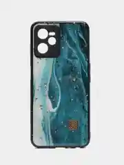 Зеленый чехол для Realme C35 DF