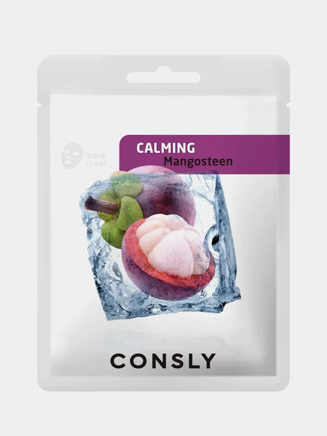 Успокаивающая тканевая маска CONSLY, с экстрактом мангостина