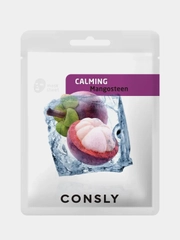 Успокаивающая тканевая маска CONSLY, с экстрактом мангостина