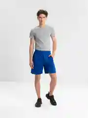 Синий мужские спортивные шорты, быстросохнущие