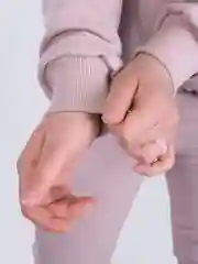 Спортивный костюм, женский, бежевый
