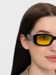 Желтый солнцезащитные очки женские
