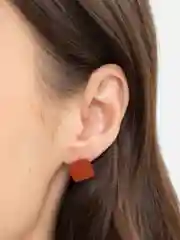 Бежевый серьги женские