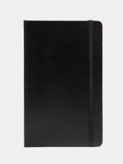 Блокнот-скетчбук А5 130х210мм, BRAUBERG ULTRA, балакрон, 80г/м2, 96л, без линовки, черный