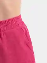 Розовый костюм женский спортивный вельветовый, рубашка и брюки SHARMIN