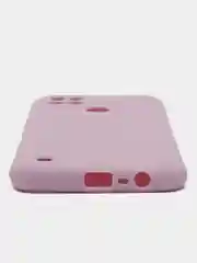 Сиреневый чехол силиконовый Realme C21 Реалми С21 цветной, матовый