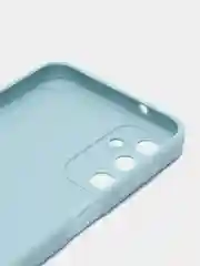 Светло-синий силиконовый чехол для Samsung Galaxy A14 (Самсунг A14)