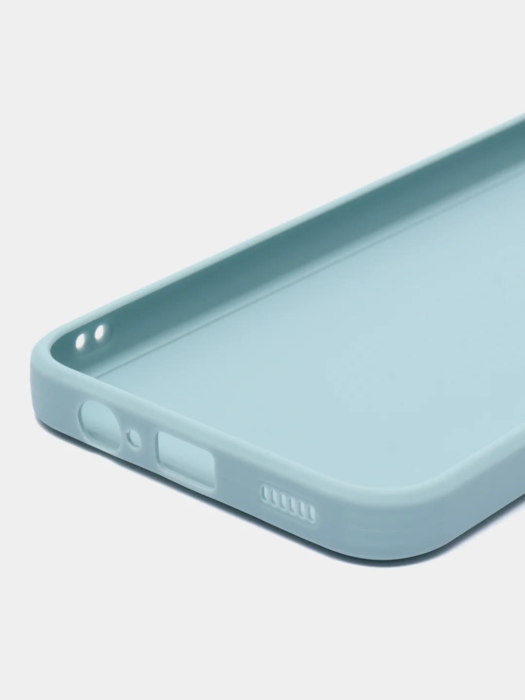 Светло-синий силиконовый чехол для Samsung Galaxy A14 (Самсунг A14)