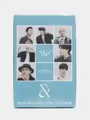 Синий карточки k-pop BTS, коллекционные, 55 штук