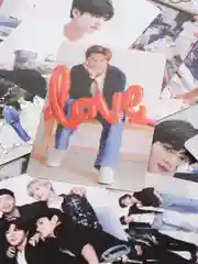 Синий карточки k-pop BTS, коллекционные, 55 штук