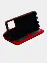 Красный чехол-книжка на Realme C30 (Реалми С30)