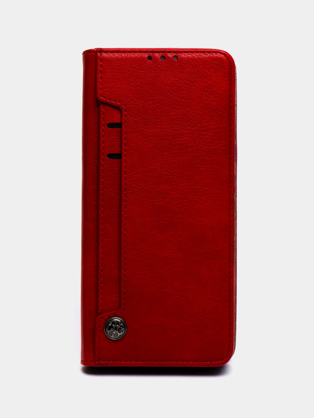 Красный чехол-книжка на Realme C30 (Реалми С30)