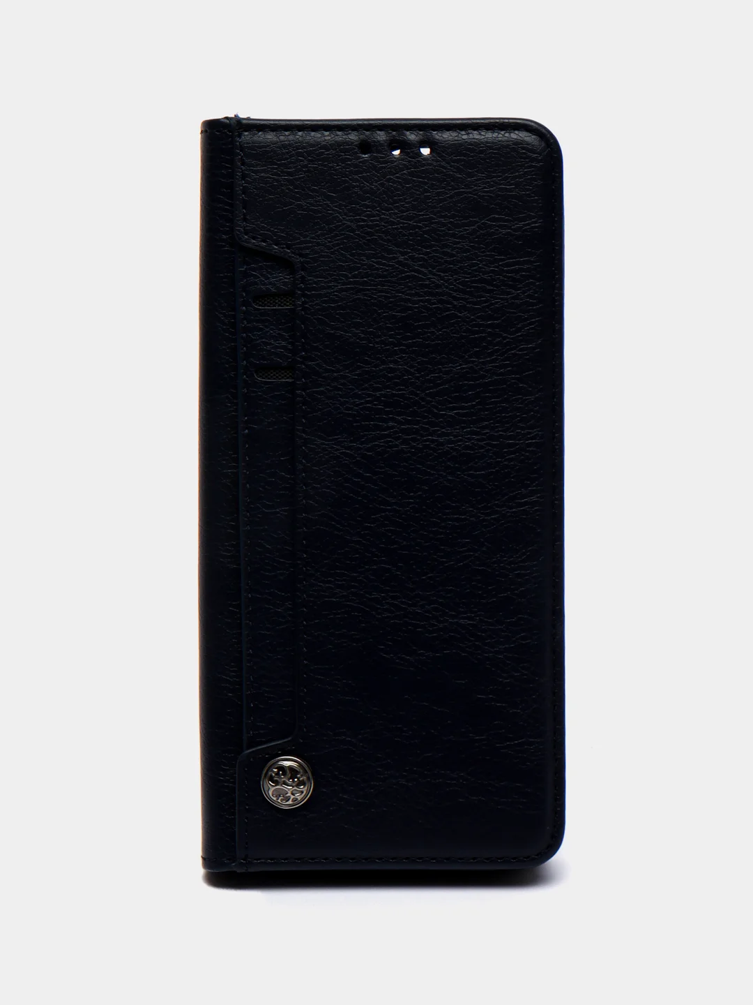 Темно-синий чехол-книжка на Realme C30 (Реалми С30)