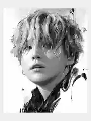 Серый картина по номерам BTS Kpop