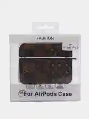 Тёмно-коричневый чехол на наушники AirPods Pro 2 (Эирподс Про 2)
