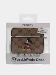 Бежевый чехол на наушники AirPods Pro 2 (Эирподс Про 2)