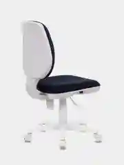 Кресло BRABIX Fancy MG-201W, без подлокотников, пластик белый, серое TW-12, 532412