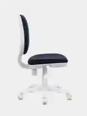Кресло BRABIX Fancy MG-201W, без подлокотников, пластик белый, серое TW-12, 532412