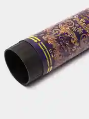 Бордовый хлопушка пружинная (11 см), серпантин