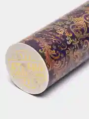 Бордовый хлопушка пружинная (11 см), серпантин
