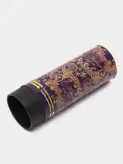 Бордовый хлопушка пружинная (11 см), серпантин