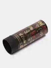 Тёмно-бордовый хлопушка пружинная (11 см), серпантин