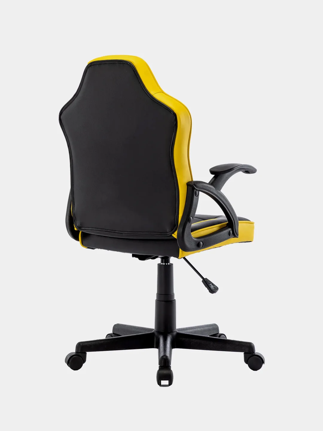 Кресло компьютерное BRABIX Shark GM-203, экокожа, черное/желтое, 532514