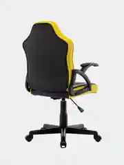 Кресло компьютерное BRABIX Shark GM-203, экокожа, черное/желтое, 532514