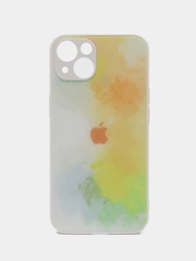Чехол для iPhone (Айфон) 13 со стеклянной панелью