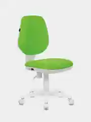 Кресло BRABIX Fancy MG-201W, без подлокотников, пластик белый, салатовое TW-18, 532414