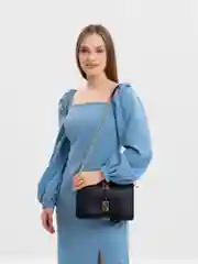 Черный сумка женская, классическая, кожаная
